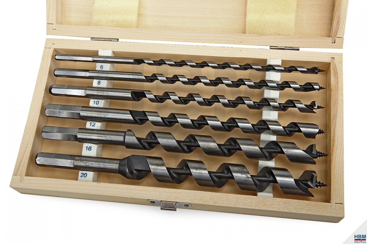 HBM 6-del 230 mm. Snake bore sett HBM 6-del 230 mm. Snake bore sett