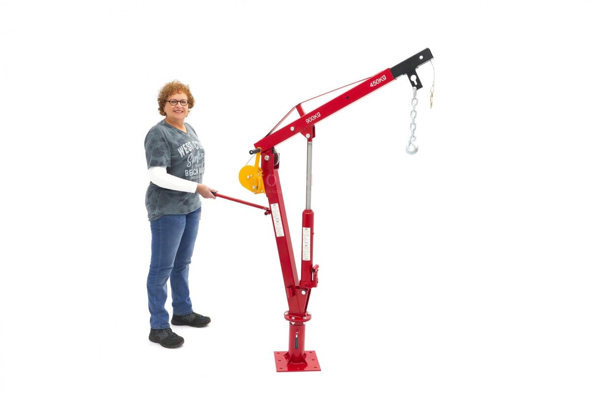 HBM 900 Kilo hydraulischer Anhängerkran, Ladekran HBM 900 Kilo hydraulischer Anhängerkran, Ladekran