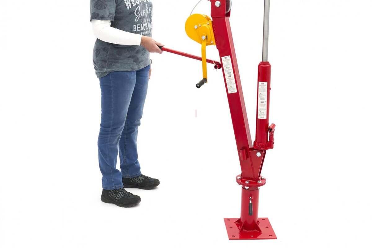 HBM 900 Kilo hydraulischer Anhängerkran, Ladekran HBM 900 Kilo hydraulischer Anhängerkran, Ladekran