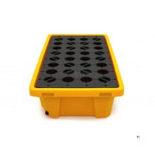 HBM 120 Liter Oljefat oppsamlingsbrett, Dryppbrett for 2 fat 