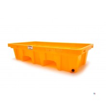 HBM 120 Liter Oljefat oppsamlingsbrett, Dryppbrett for 2 fat 