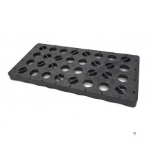 HBM 120 Liter Oljefat oppsamlingsbrett, Dryppbrett for 2 fat 