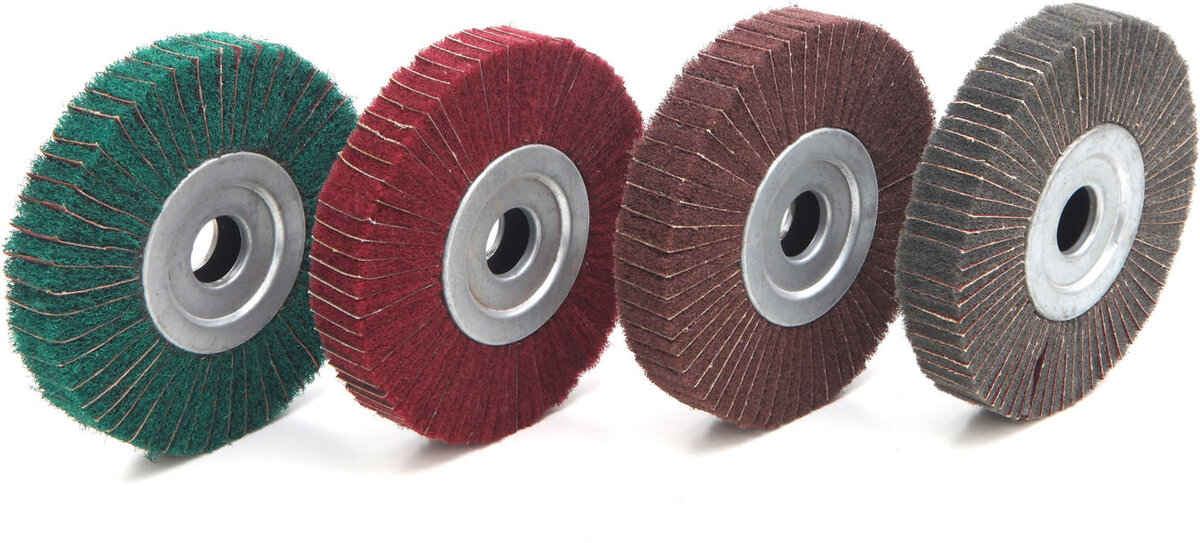 HBM 150 mm Lamellen Polijst en Schuurschijven voor op de Slijpmachine en Polijstmachine