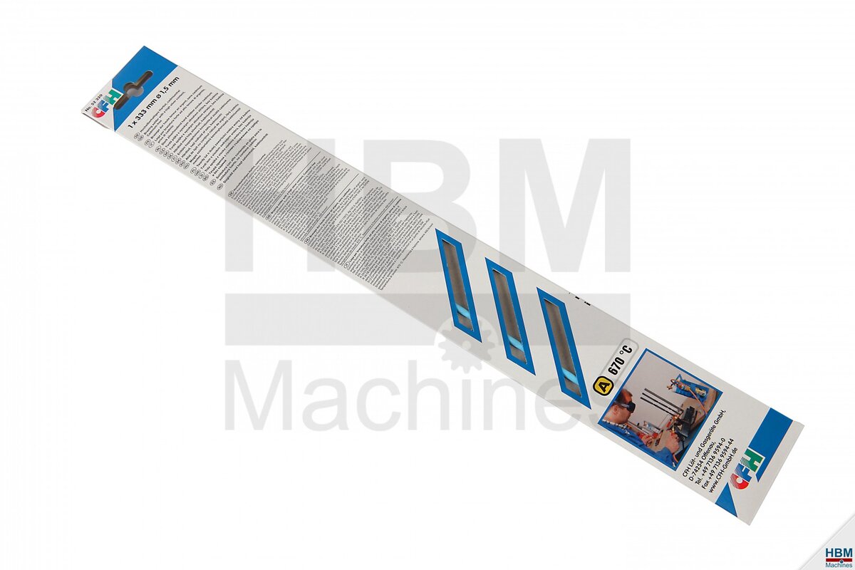 CFH 1 bar of silver braze solder cadmium-free 333 x 1.5 mm.