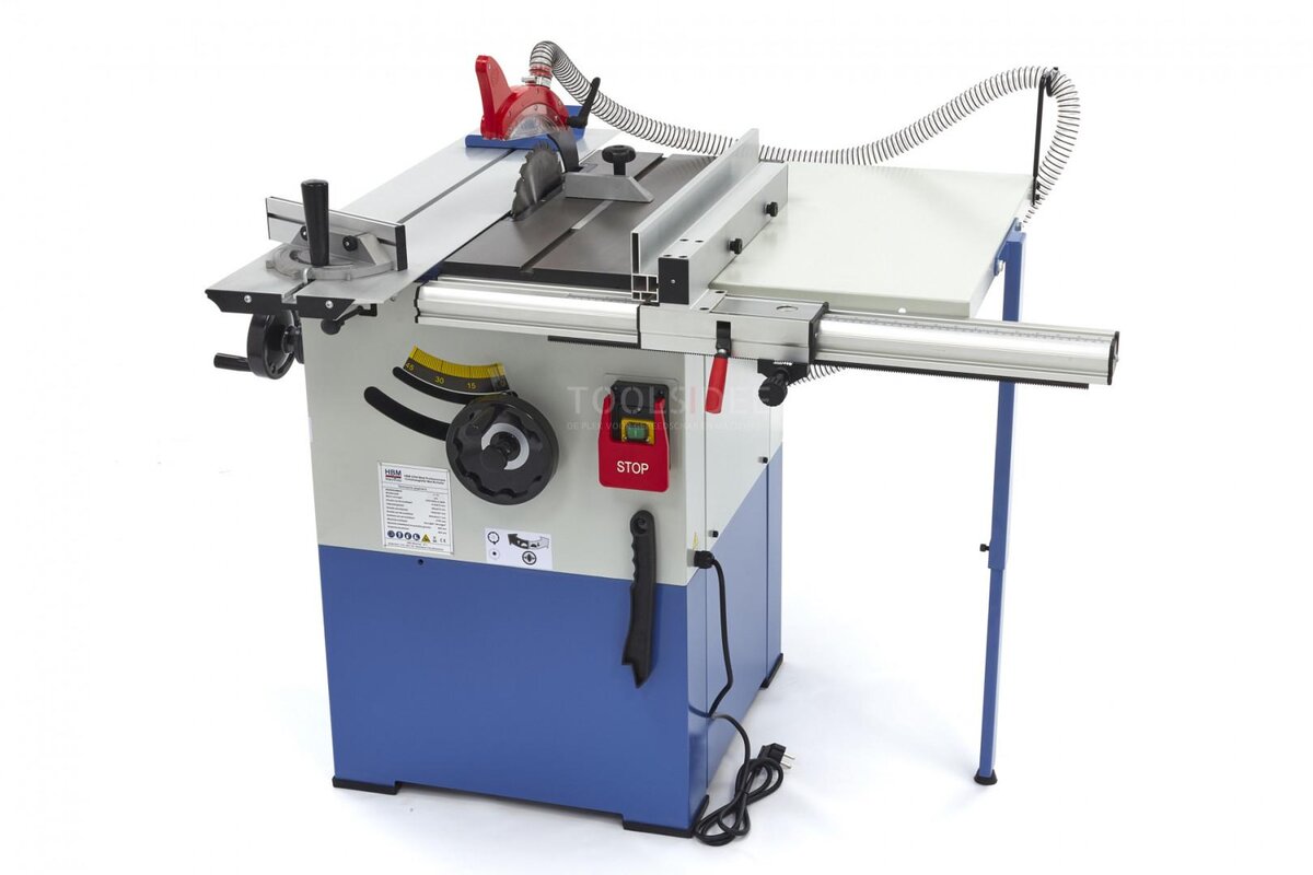 HBM 2200 Watt professionelt rundsavsbord med rullebord 