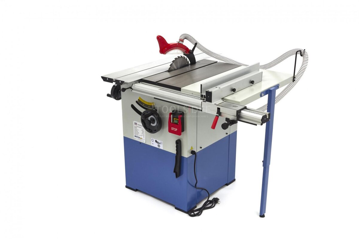 HBM 2200 Watt professionelt rundsavsbord med rullebord 