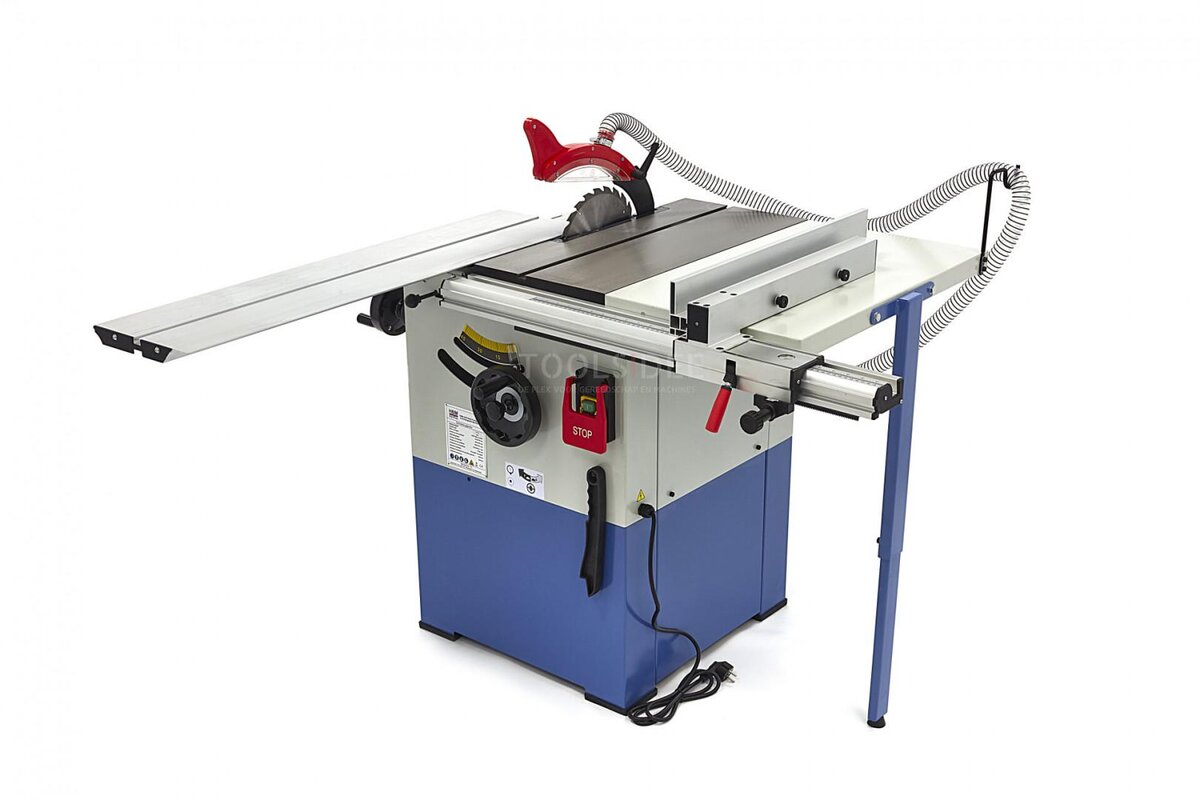 HBM 2200 Watt professionelt rundsavsbord med rullebord 