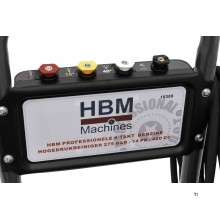 HBM professionnel nettoyeur haute pression à essence 4 temps 275 bar, 14 pk, 420 cc, 15 m tuyau, nettoyeur de terrasse HBM professionnel nettoyeur haute pression à essence 4 temps 275 bar, 14 pk, 420 cc, 15 m tuyau, nettoyeur de terrasse