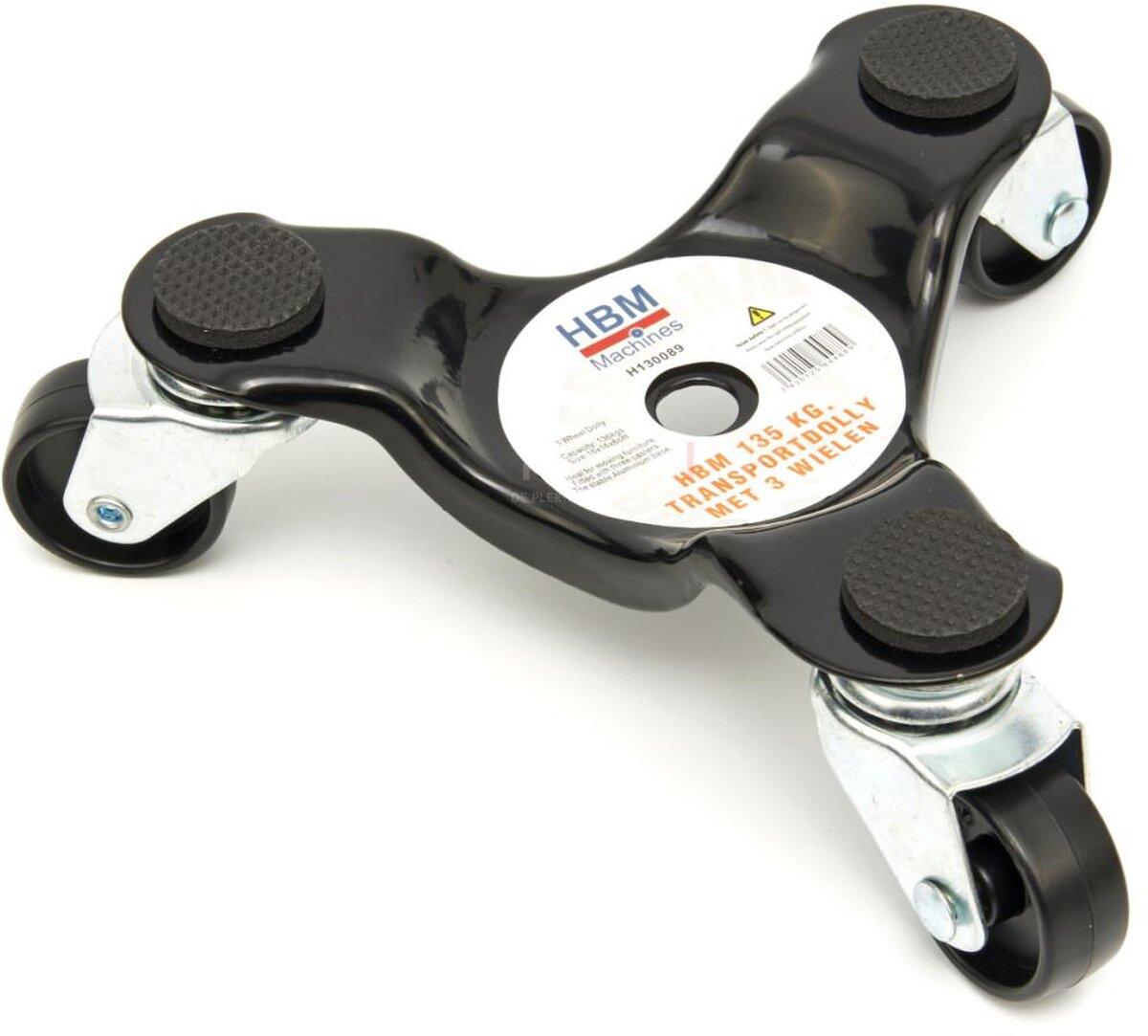 HBM 135 kg. Transportvogn med 3 hjul 