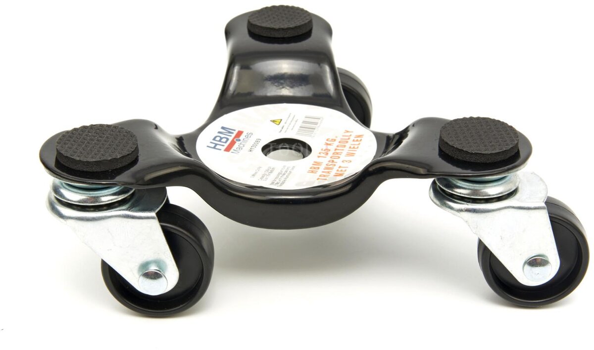 HBM 135 kg. Transportvogn med 3 hjul 