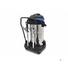 HBM 100 Liter 2400 W Professional Construction Dammsugare med 2 motorer 