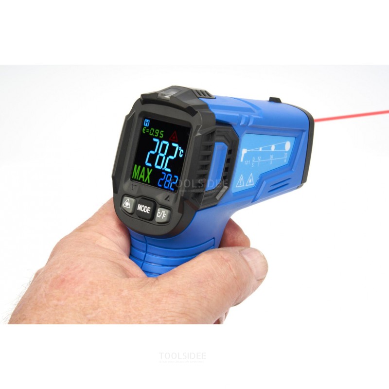 Medidor de temperatura digital por infrarrojos HBM -50 / + 380 grados - modelo 2 