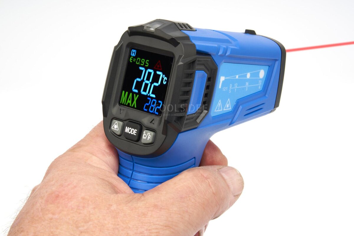 HBM digital infrarød temperaturmåler -50 / + 380 grader - modell 2 