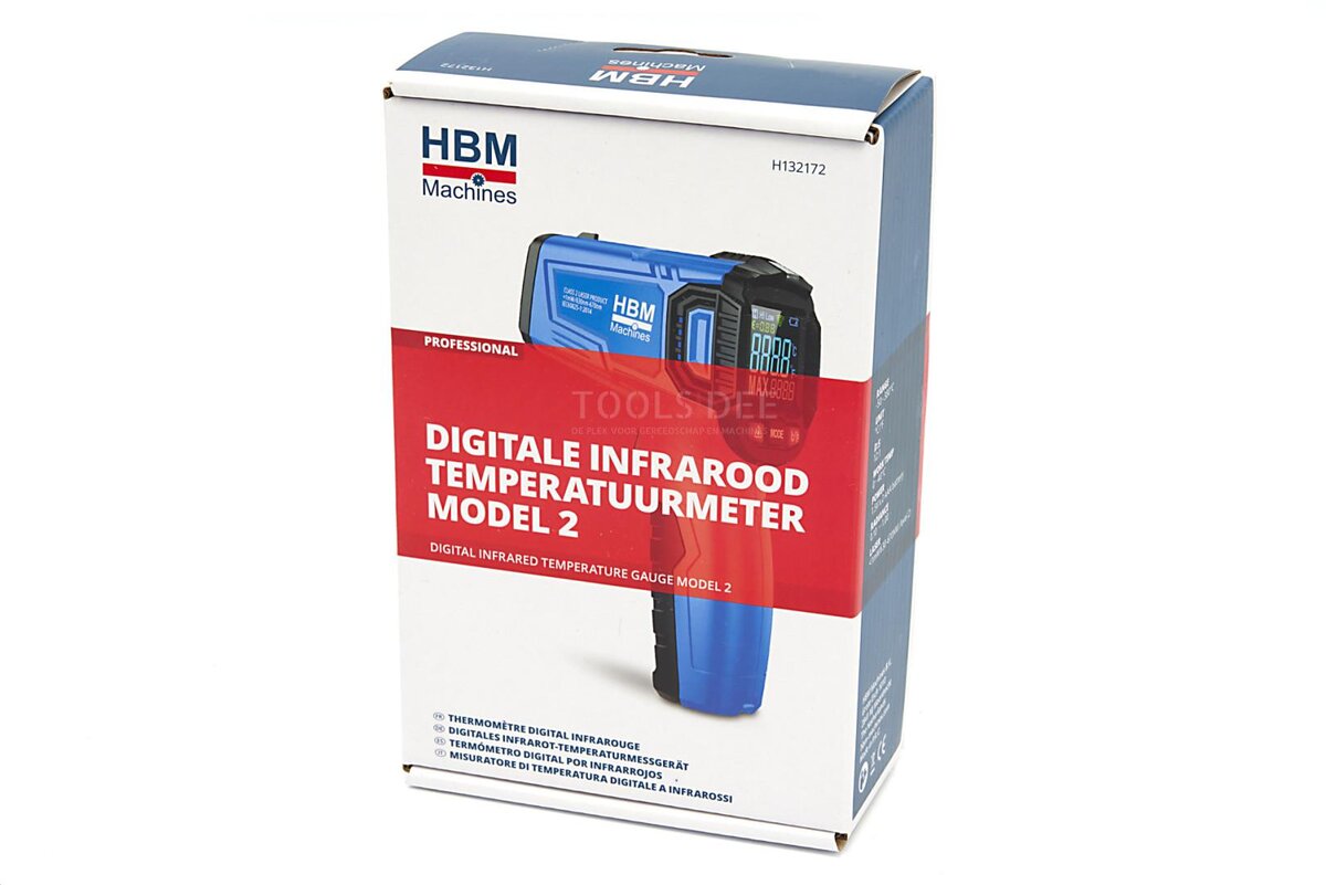 HBM digital infrarød temperaturmåler -50 / + 380 grader - modell 2 