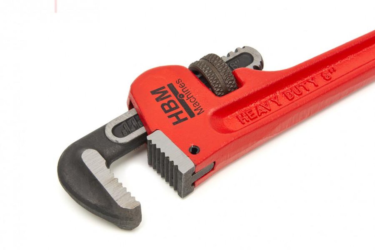 HBM 90 Degree One-handed Pipe Wrench, Pipe Wrench 