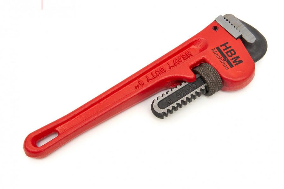 HBM 90 Degree One-handed Pipe Wrench, Pipe Wrench 