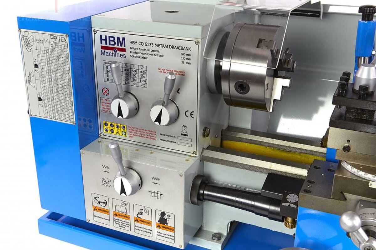 HBM 330 X 600 Metal Lathe Complete 