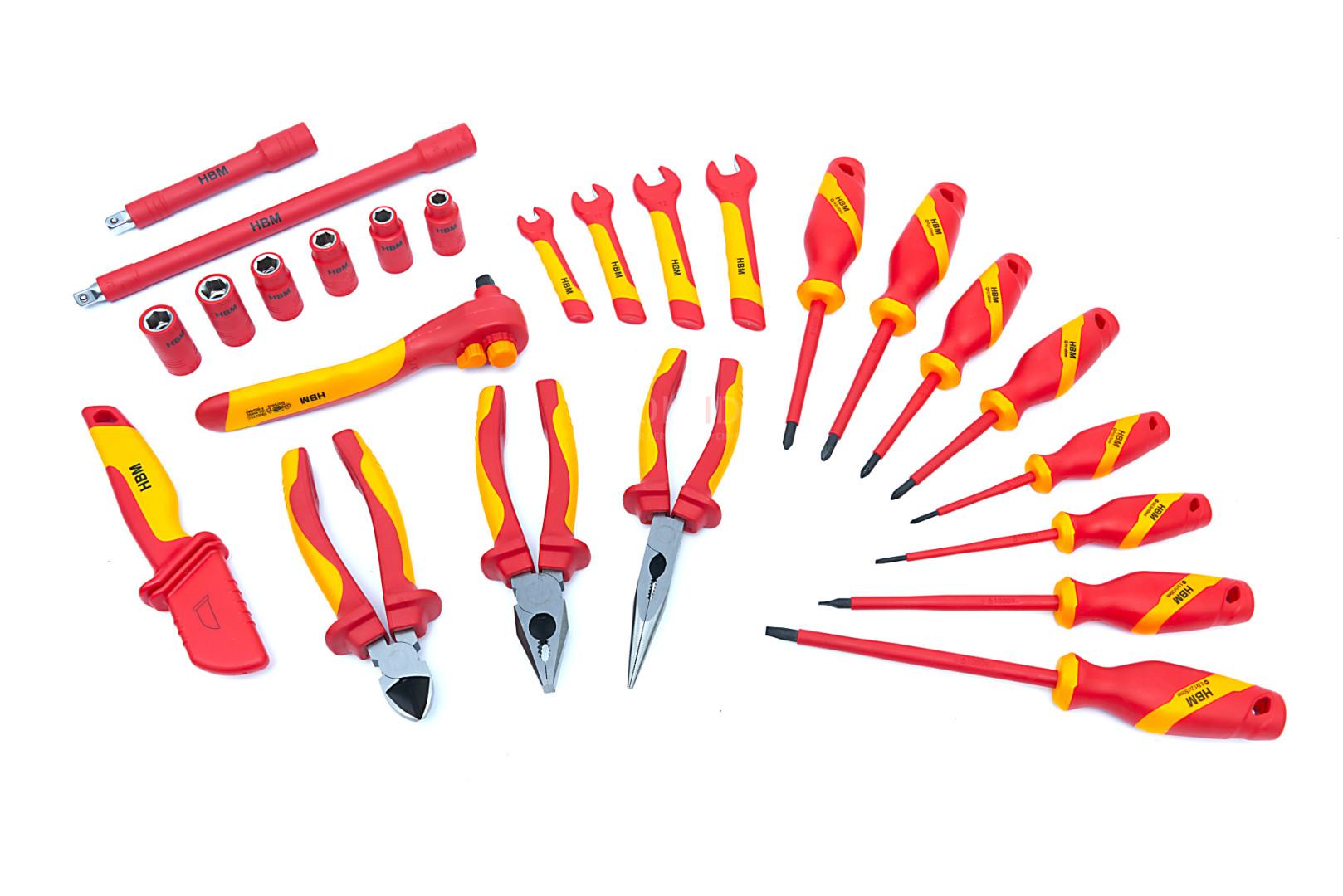 HBM 25-delers VDE verktøysett 