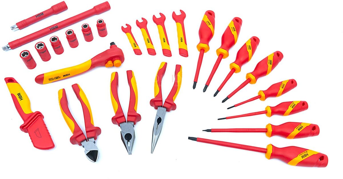 HBM 25-delers VDE verktøysett 