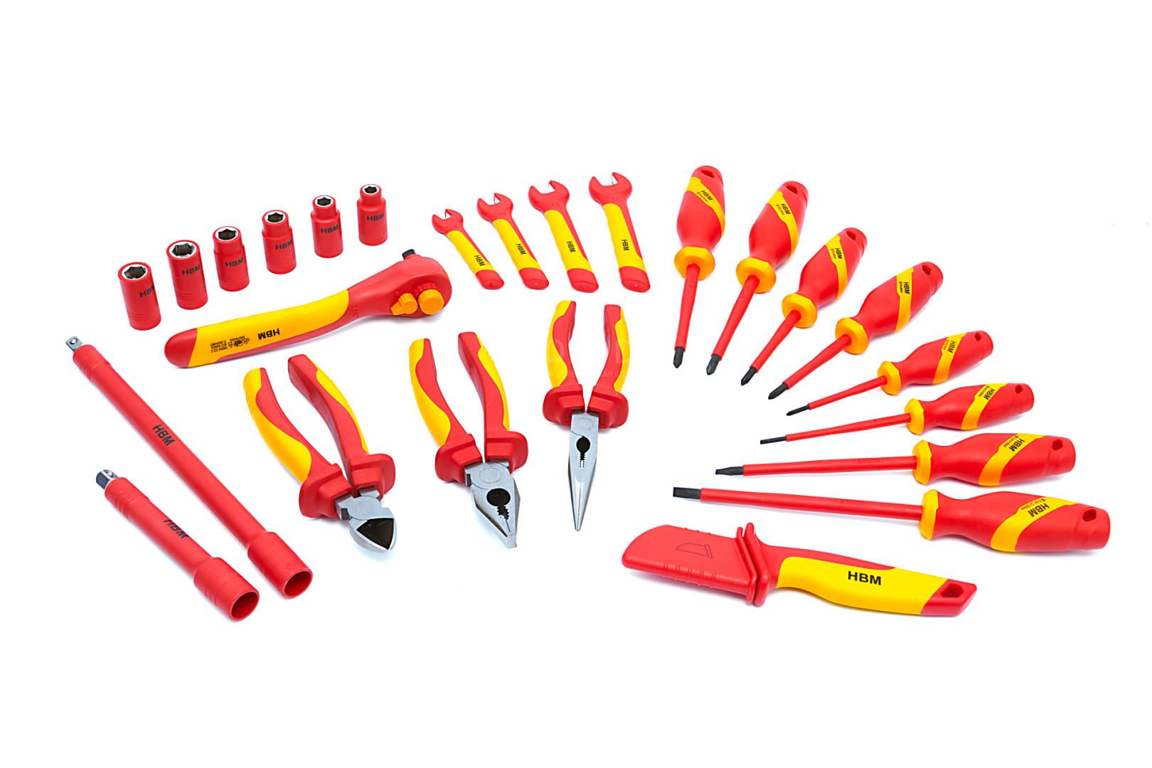 HBM 25-delers VDE verktøysett 