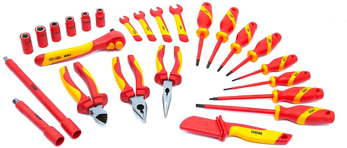 HBM 25-delers VDE verktøysett 