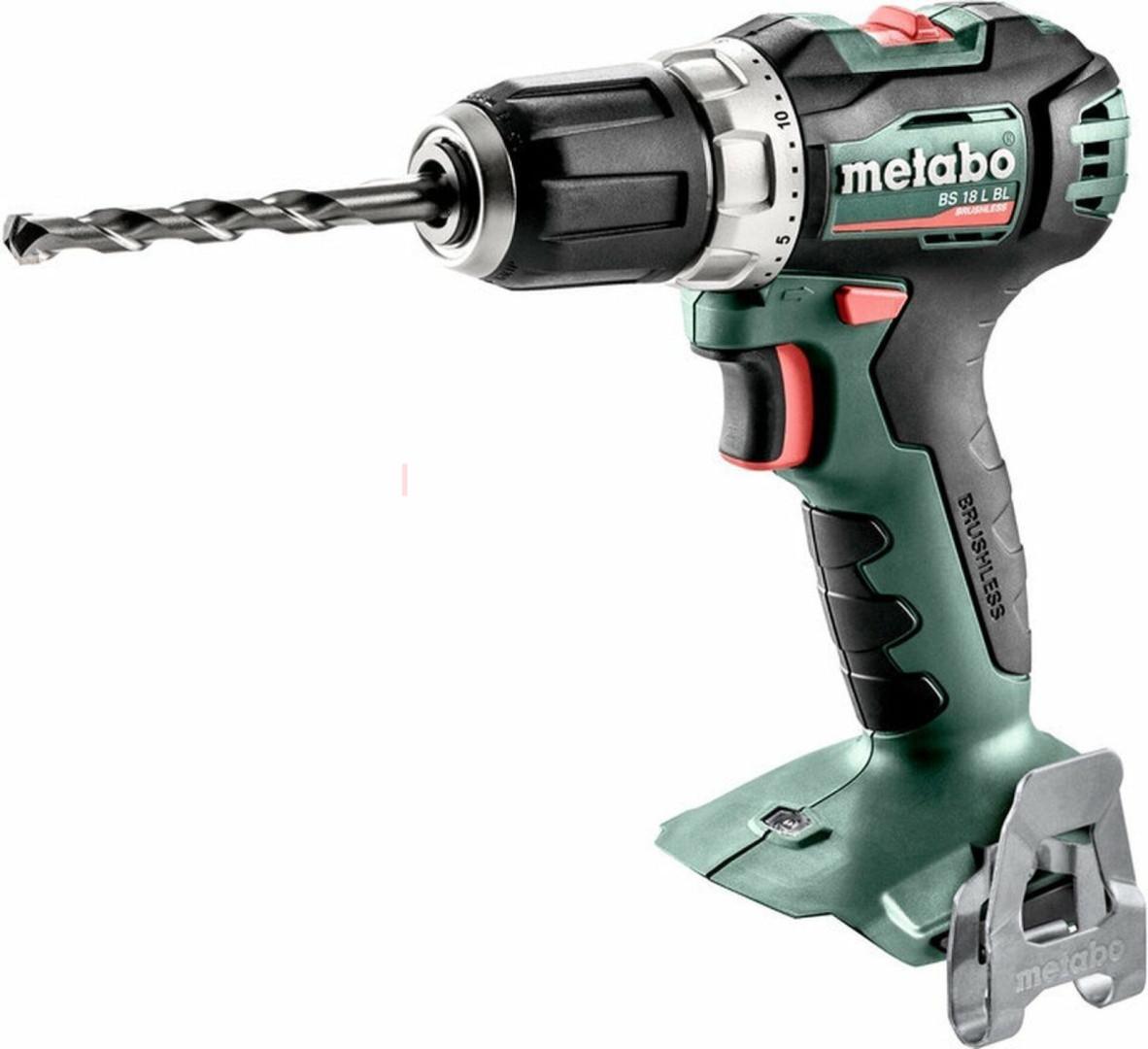 Metabo Juego combinado de batería 3 en 1, destornillador, taladro percutor, amoladora angular 18 voltios 4,0 Ah, 691174000 