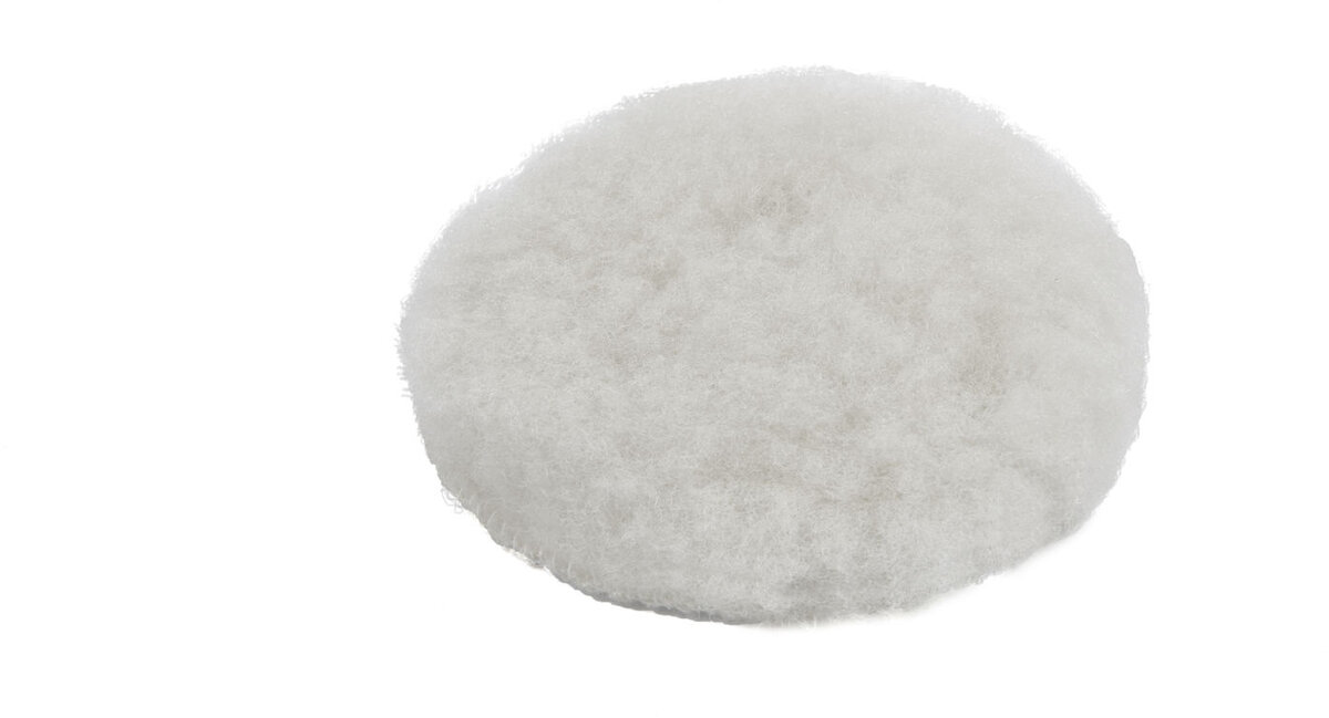 HBM 150 mm. Lambswool Poleringshjul, poleringskloss med velcro