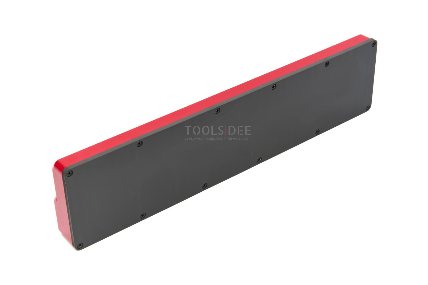 HBM magnetisk tilbehørsholder til 16 stk. 3/8 tommer engelske størrelser, rød 