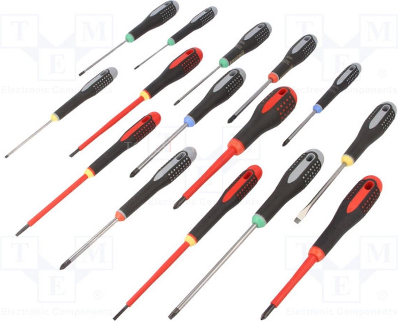 Bahco screwdriver set 15-piece, BE-9877 