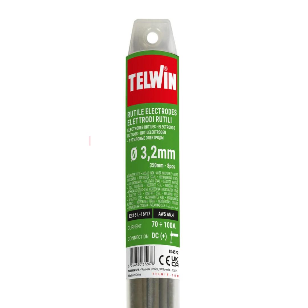 Telwin elektrodi ruostesulatte teräs 3,2 mm 8 kpl 