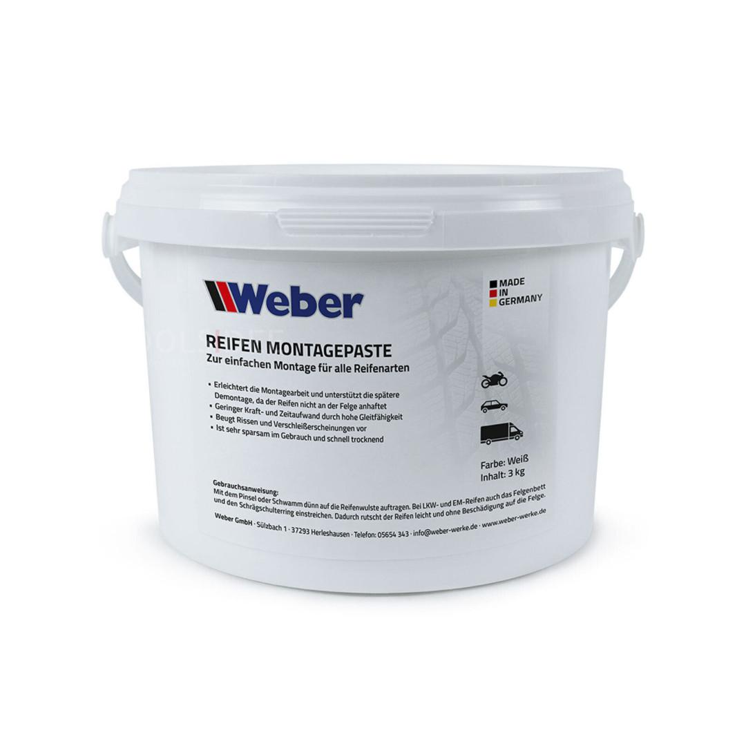 Weber dækmonteringspasta hvid 3 kg 