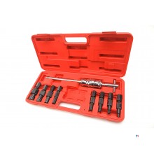HBM 9-piece inner bearing puller set with impact puller