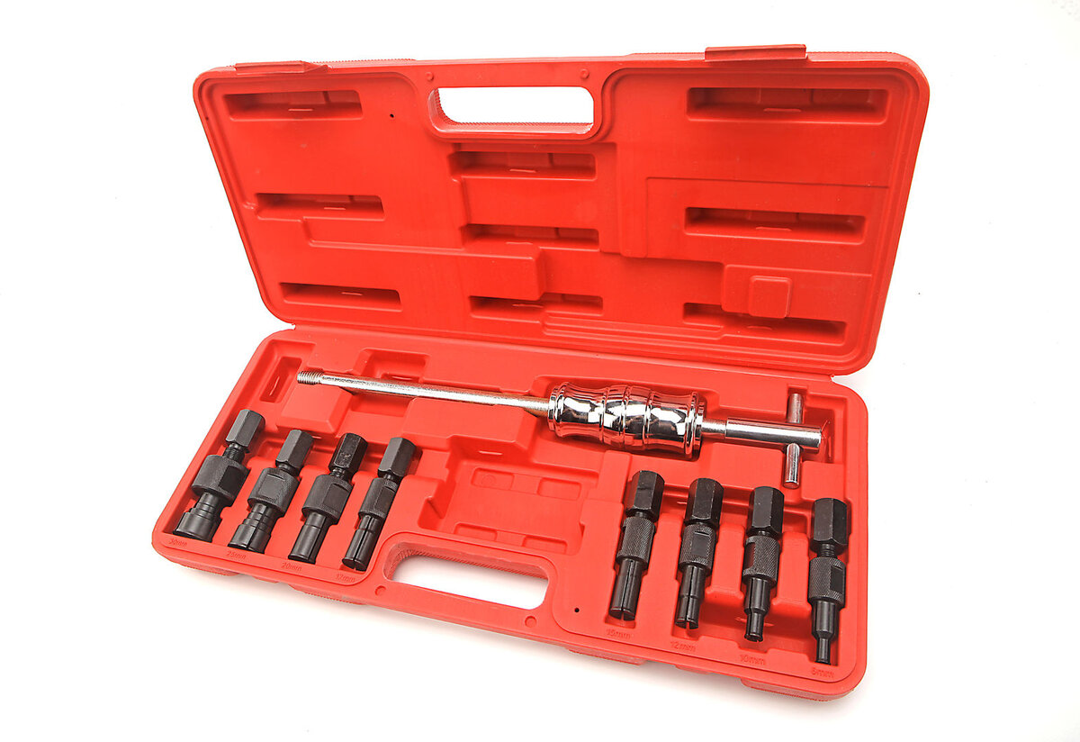 HBM 9-teiliges Innenlager-Abzieher-Set mit Hammerabzieher