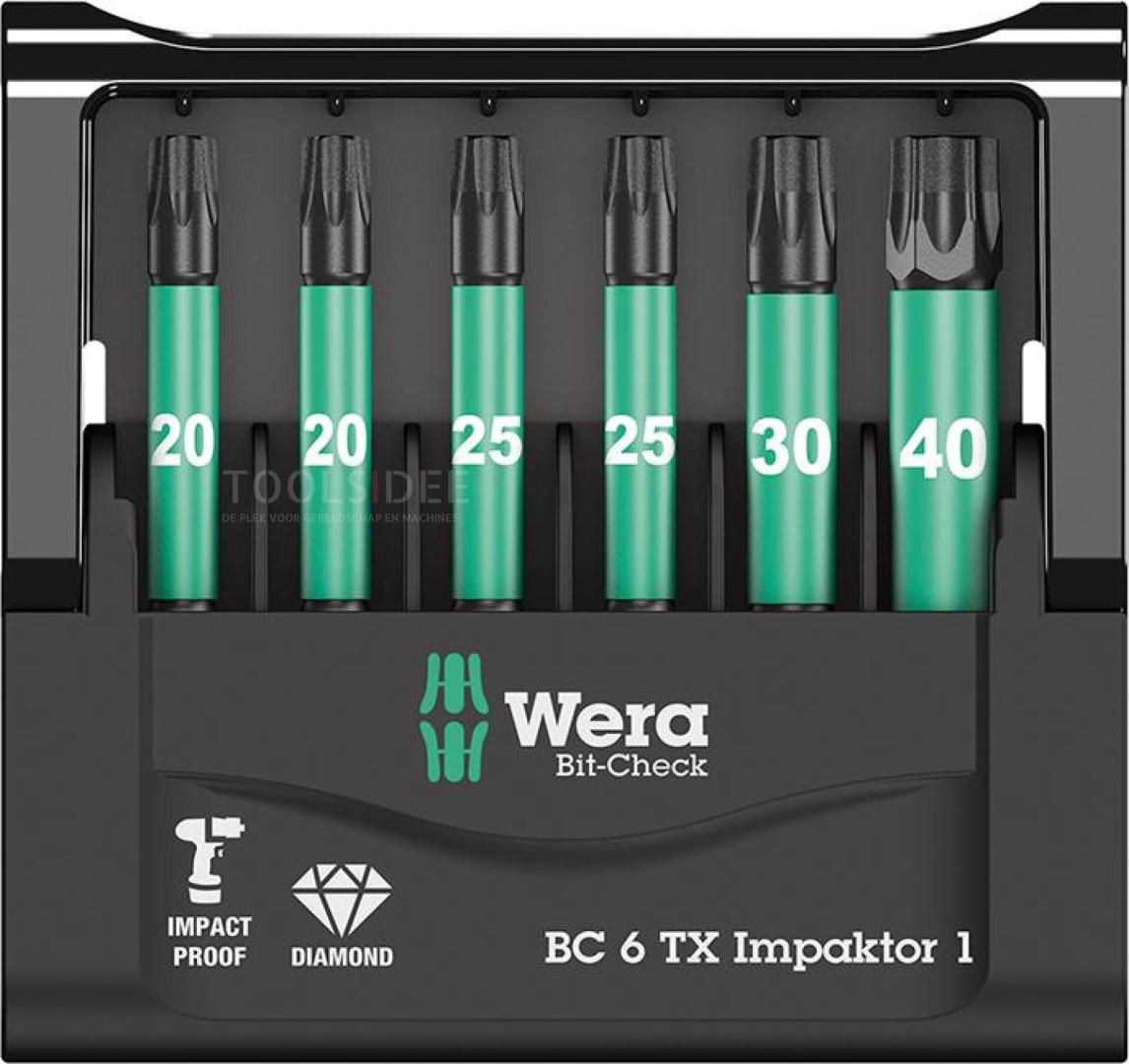 Wera Bit Check Impaktor 6 TX 