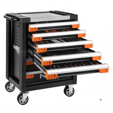 NEO tool trolley premium 7 drawers, filled 174 pieces