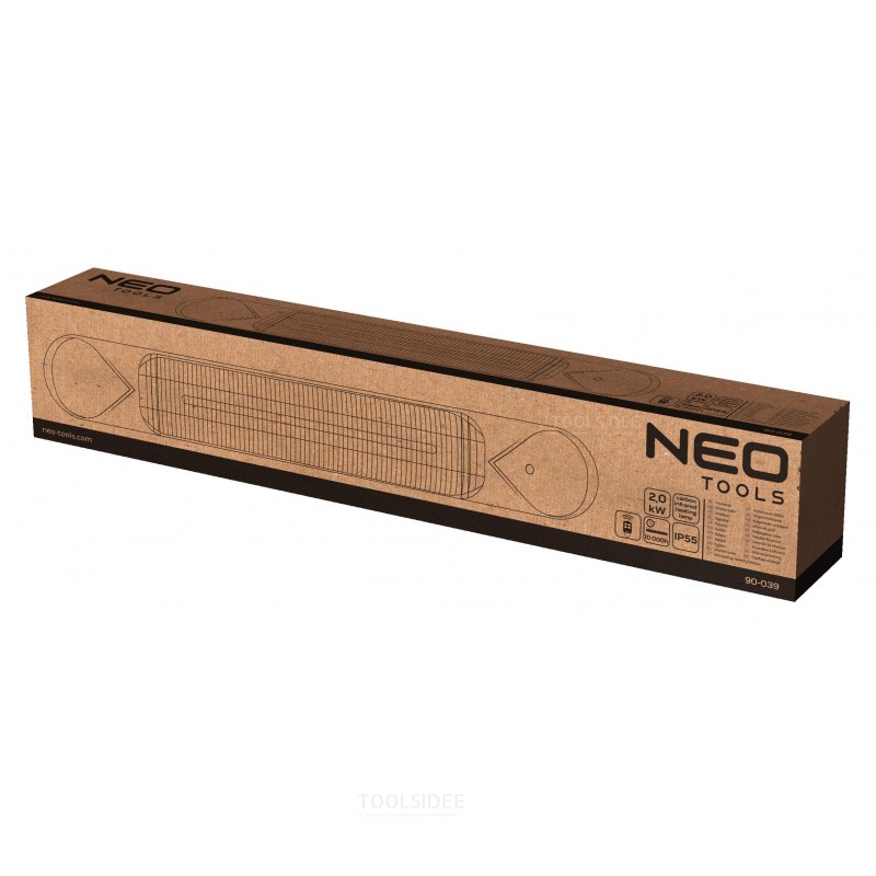 Chauffage infrarouge NEO qualité industrielle - 2000w