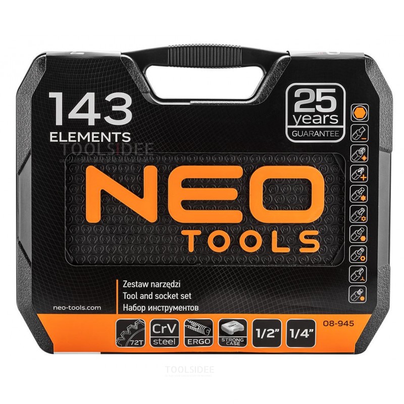 Mallette à outils NEO 143 pièces
