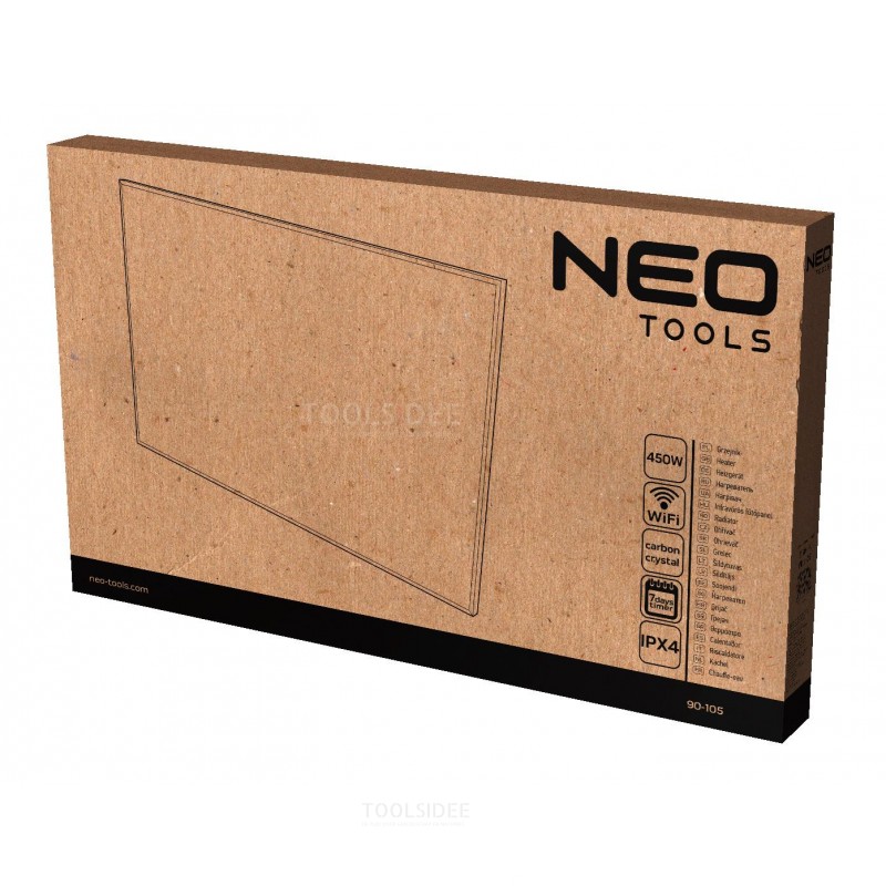 NEO infrarood heater 450w carbon crystal wifi