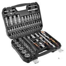 NEO socket set 86 pieces, 1/4 and 1/2