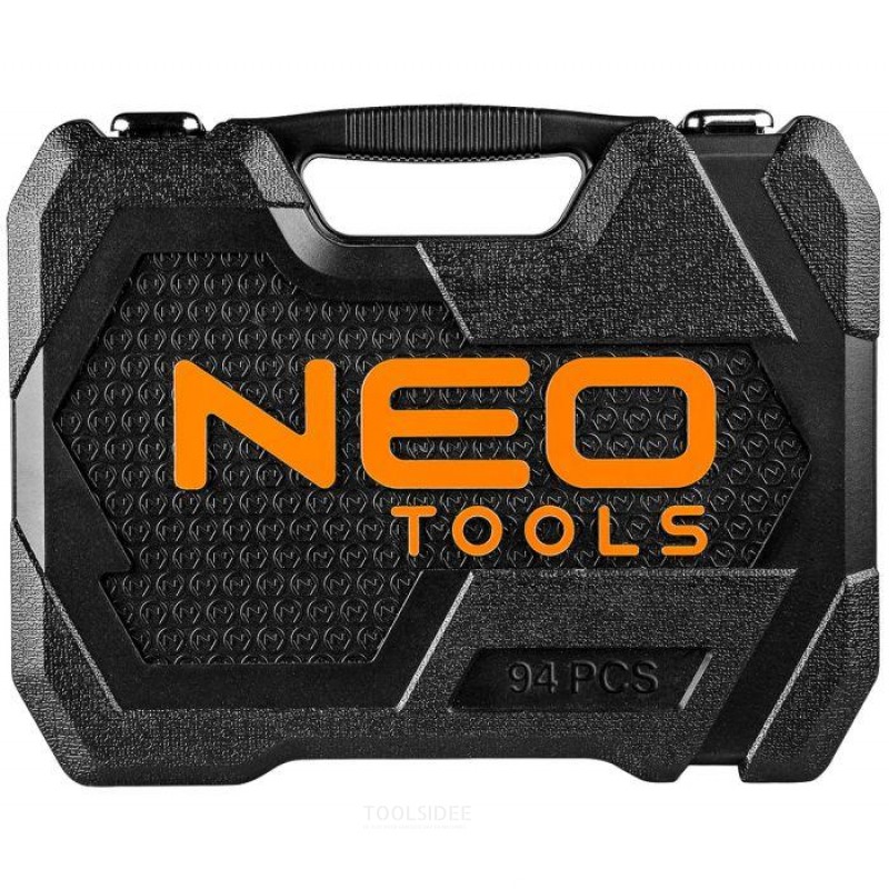 NEO socket set 94 pieces, 1/4 and 1/2