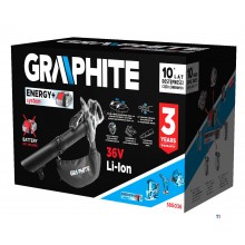 GRAPHITE Bladblazer en Zuiger 36V Energy +