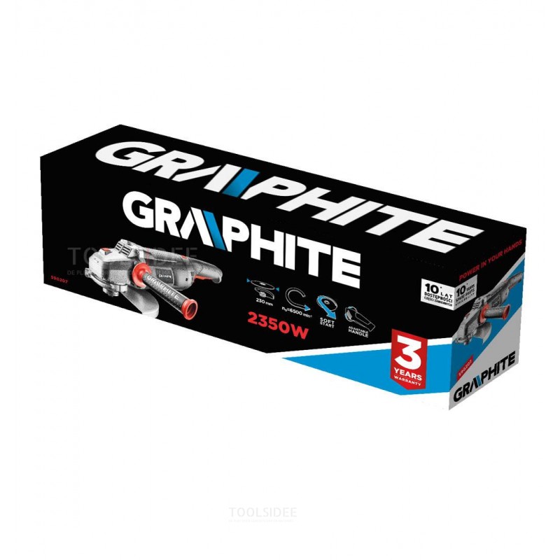 GRAPHITE Angle Grinder 2350w - 230mm