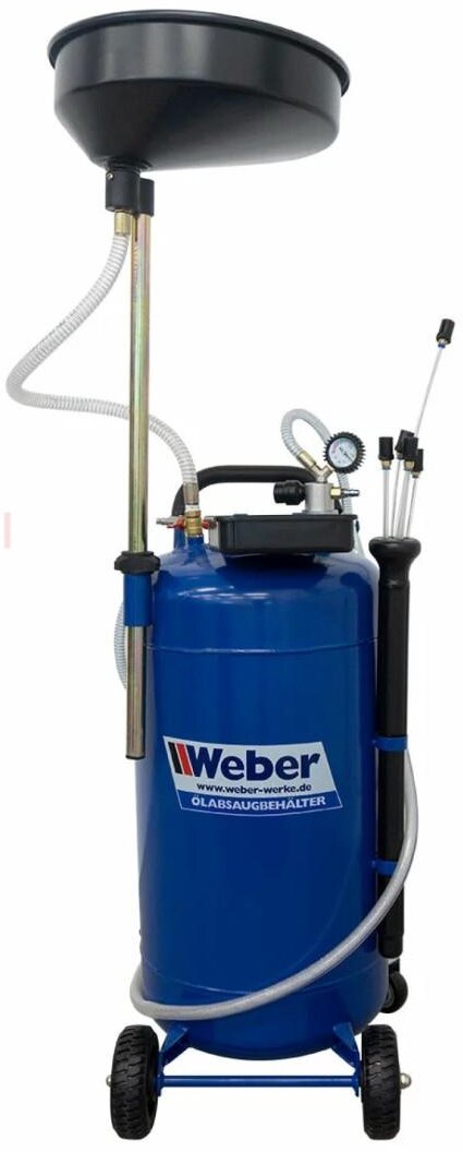 Weber olieopsamlingsbeholder med sugefunktion 85 L Weber olieopsamlingsbeholder med sugefunktion 85 L