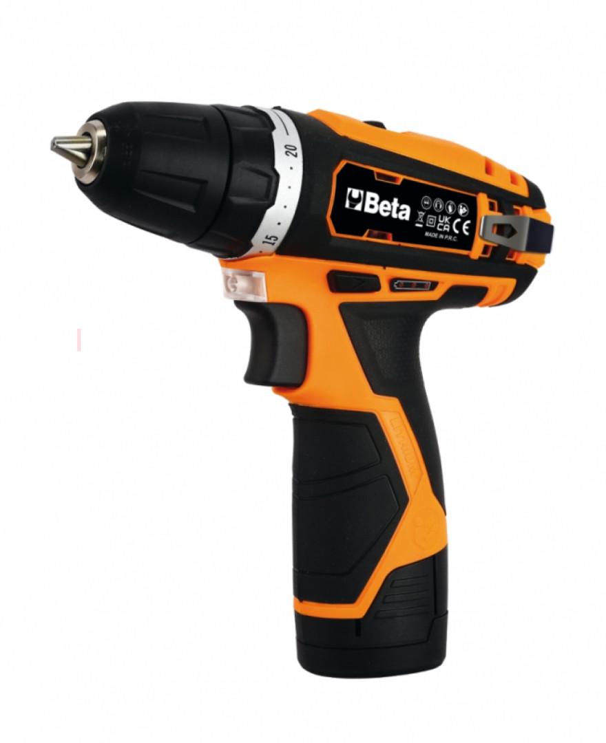 Valigia portautensili Beta piena da 146 pezzi con cacciavite 12V - BW 2056E 12V/19P 