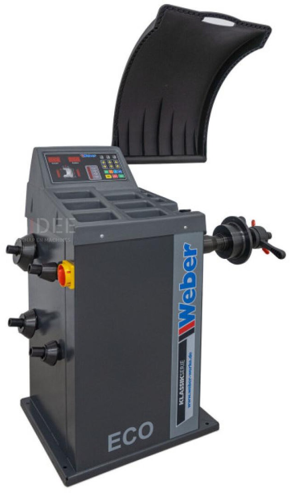 Weber bildækskifter serie 1021, bilhjulbalanceringsmaskine serie ECO 