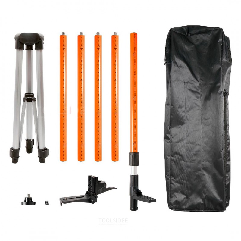 Trépied NEO 3 pieds pour laser 3,7m télescopique Trépied NEO 3 pieds pour laser 3,7m télescopique