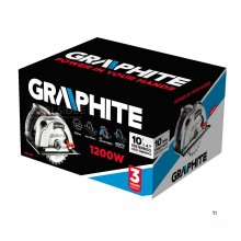 GRAPHITE circular saw machine 1200w