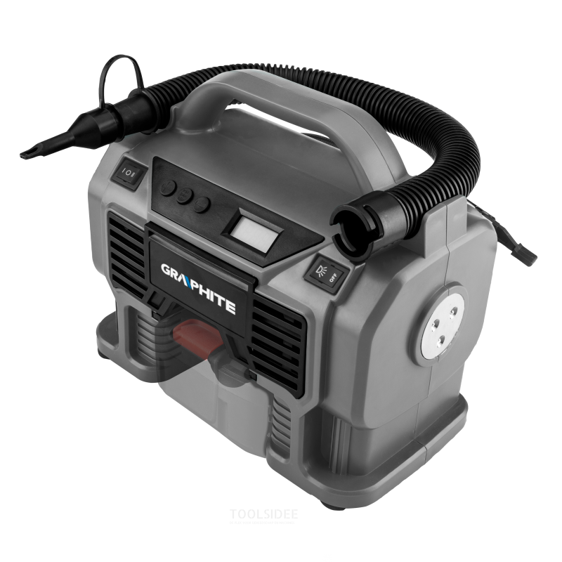 GRAPHITE battery compressor 18v e+