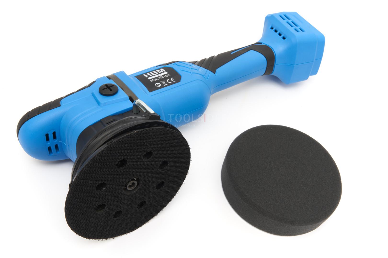 HBM accu dual action variabele polijstmachine 20 Volt Power20.5 