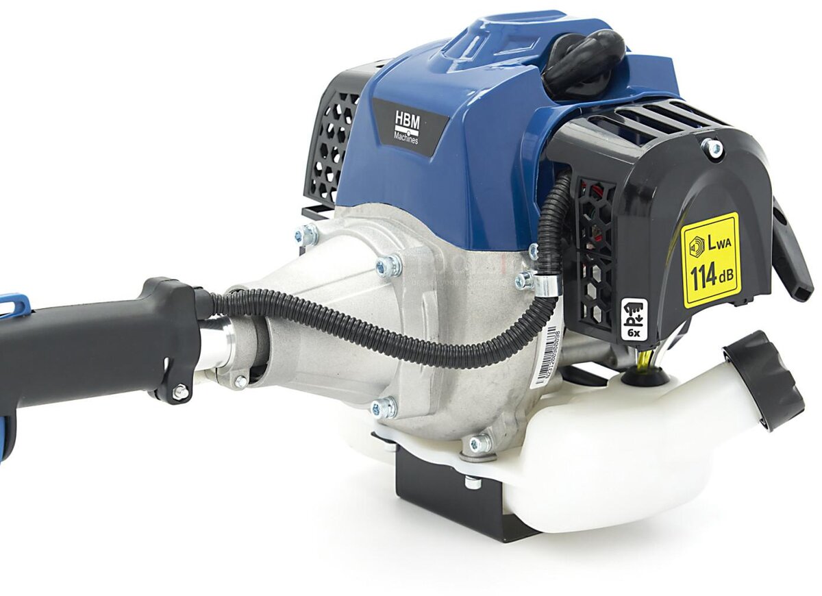 HBM 4 i 1 børsteklipper / gresstrimmer / hekksaks / motorsag / tresag - 42,7 cc 